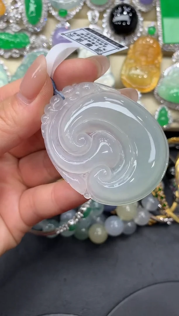 翡翠未镶嵌颈饰54-雪姐翡翠天天见