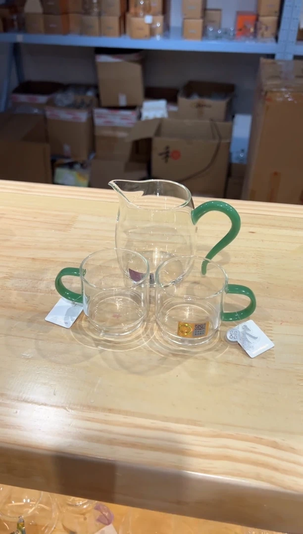 禾器-慕然茶海-翡翠玉+逸杯翡翠玉2只