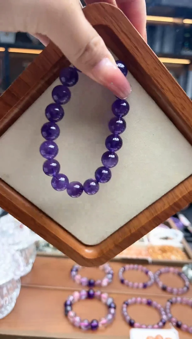 未镶嵌手串水晶紫水晶手串