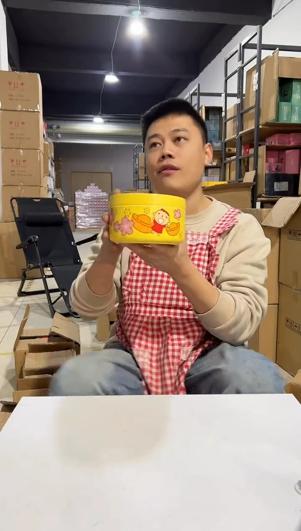 【闪购商品】杯陶瓷大口仔带盖碗