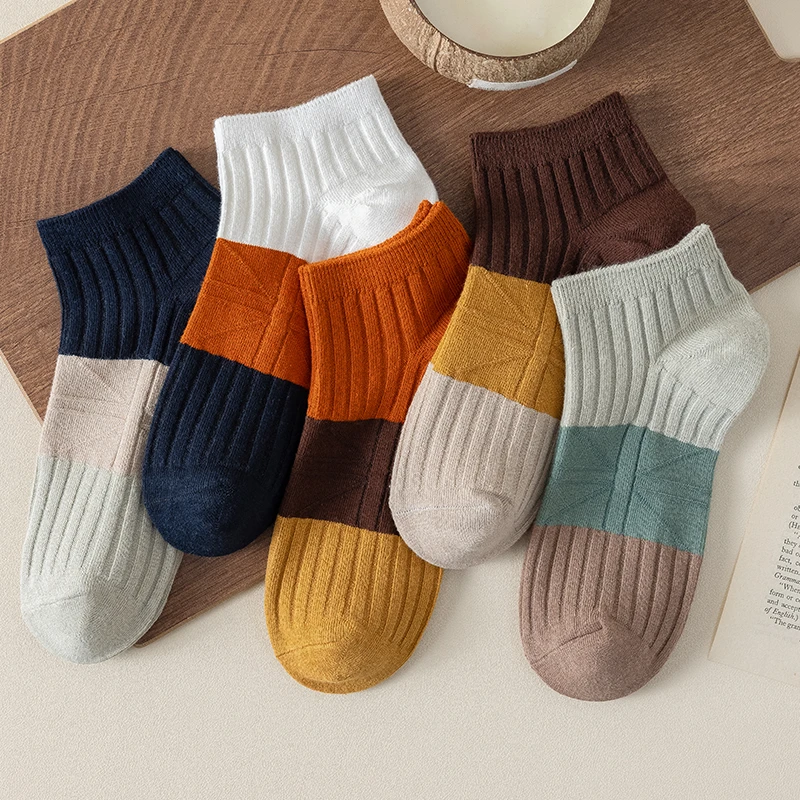 棉草集袜子男士短筒袜纯棉春夏季薄款透气吸汗防臭网眼袜低帮浅口