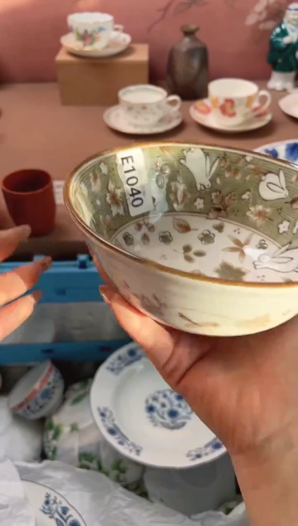 瓷片四**春瓷器瓷器E1040