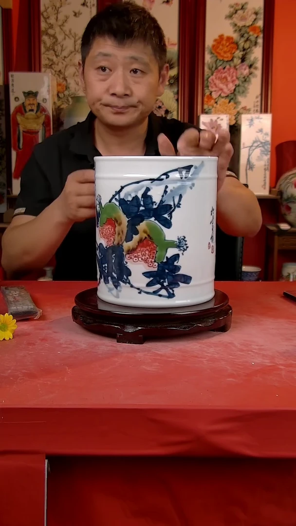 摆件景德镇陶瓷 手工手绘12