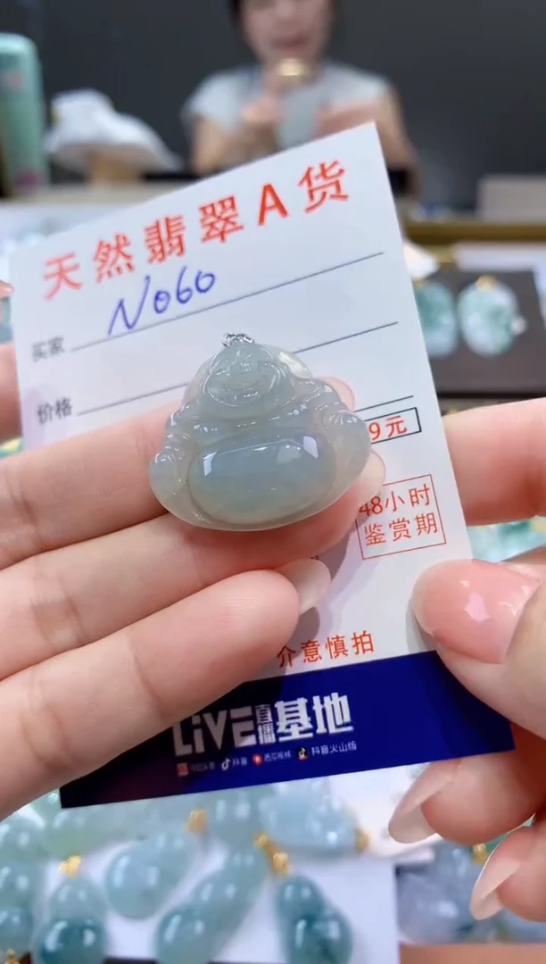 颈饰未镶嵌翡翠天然翡翠A货挂件