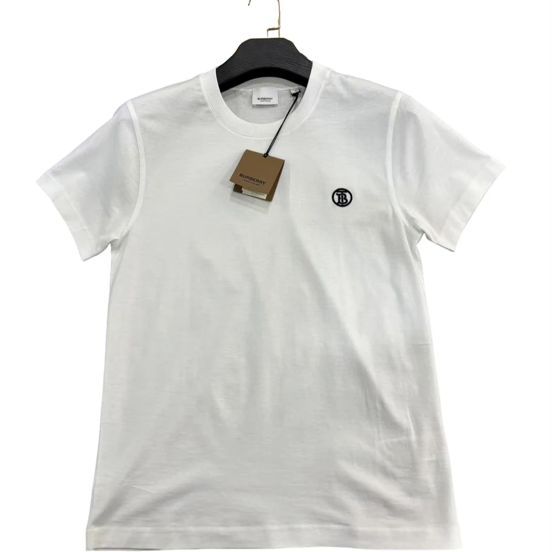 未使用 BURBERRY/博柏利 巴宝莉胸前刺绣logo短袖/S码/全新