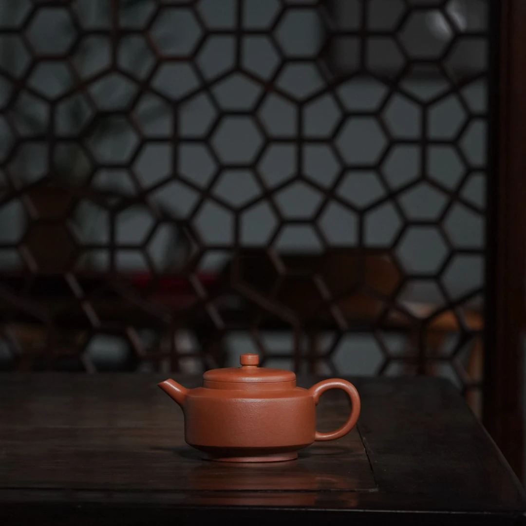 承古坊 徐振柯《玉璧》朱泥140cc 紫砂壶 全手工制作