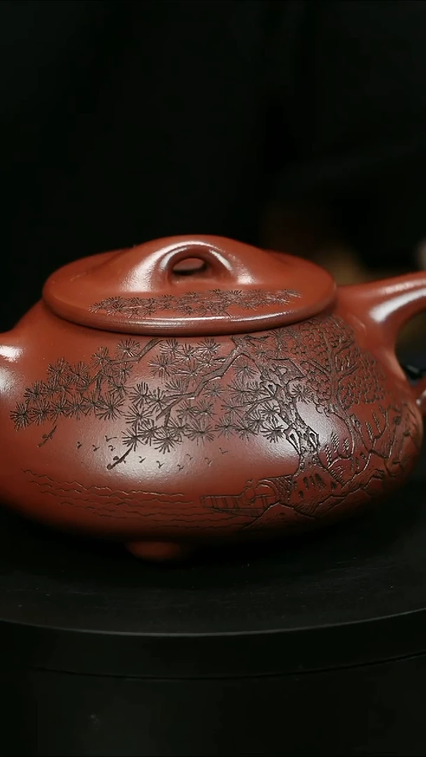 茶壶紫砂心***痕宜兴紫砂壶1234