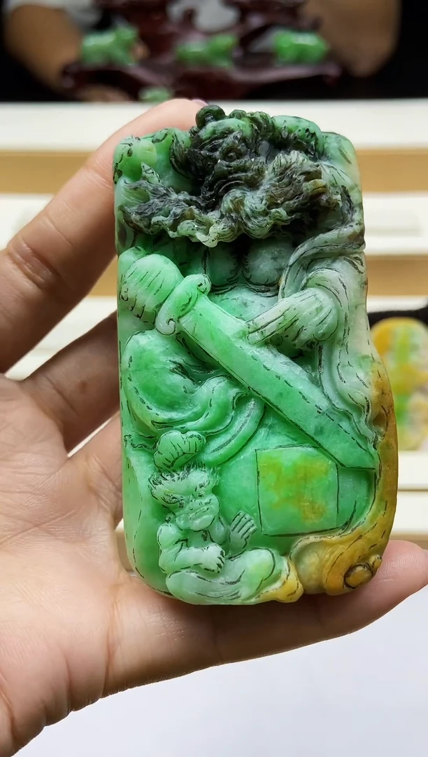 未镶嵌挂件翡翠翡翠A货