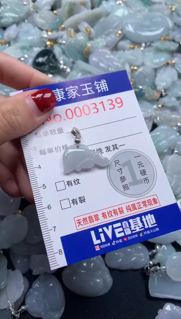 颈饰未镶嵌翡翠3139