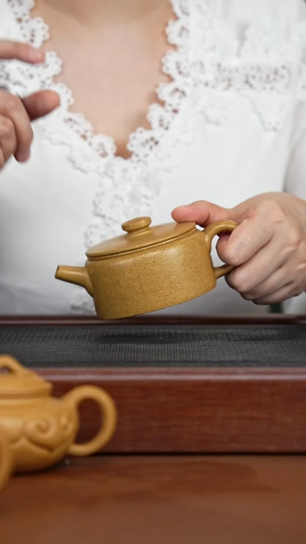 茶壶紫砂黄金段汉瓦