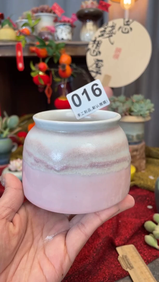 【闪购商品】摆件016知木小芳花盆编号