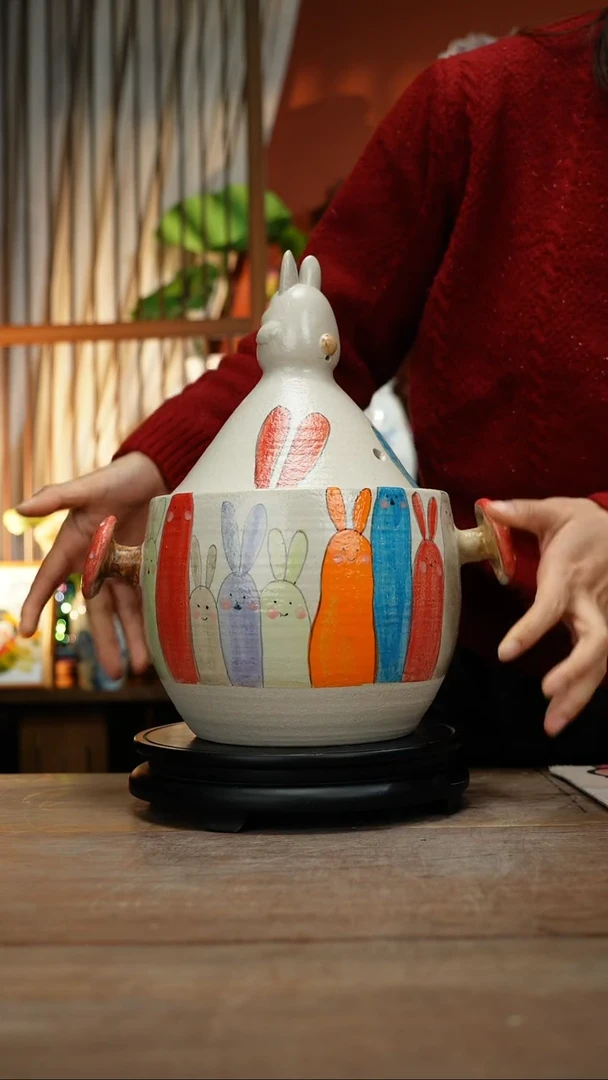 【简家甄选】景德镇设计师釉下手绘陶瓷