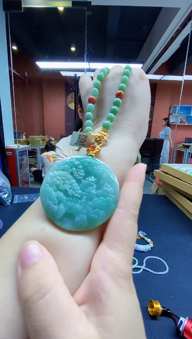 颈饰未镶嵌翡翠翡翠吊坠