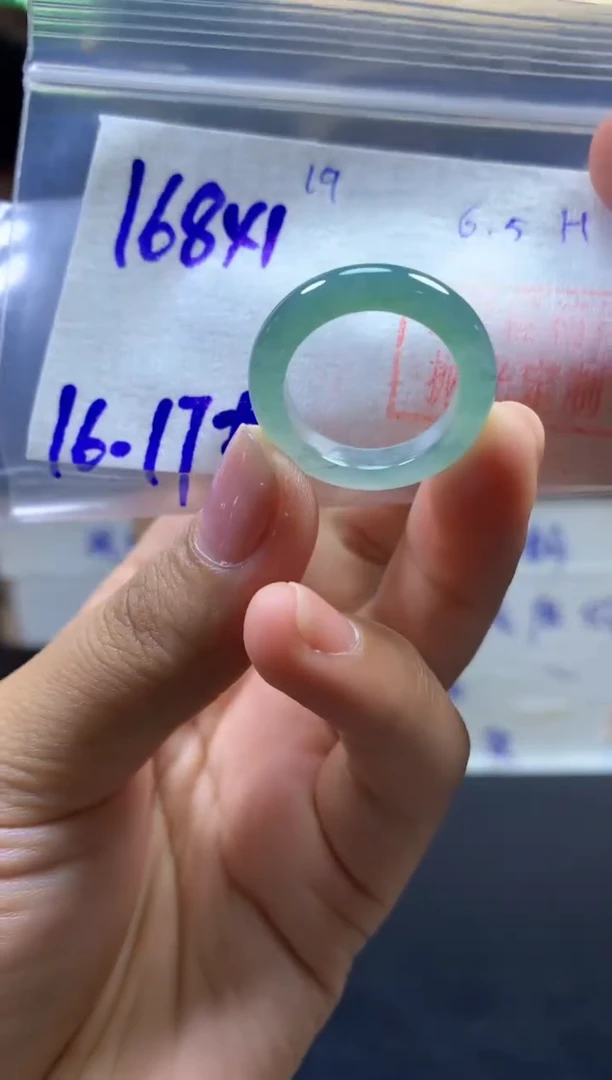 定制翡翠未镶嵌戒圈#168元-毛货需精细抛光