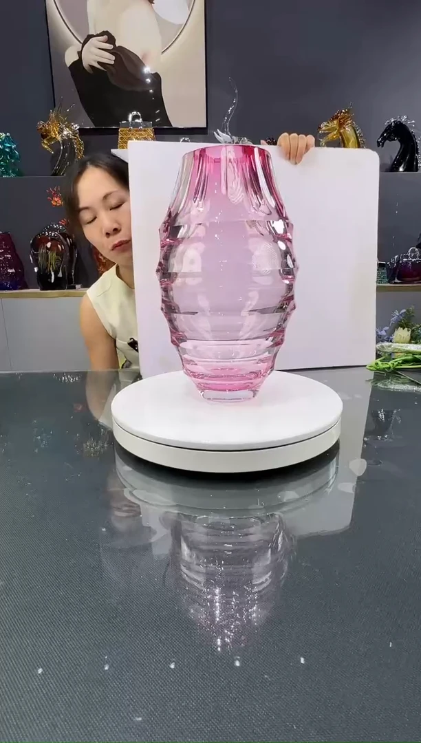 琉璃水晶琉璃花瓶1个