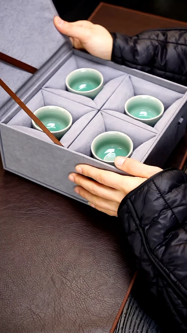 青瓷手工茶器包邮