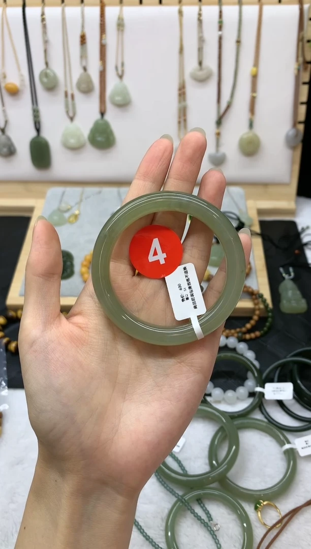 未镶嵌手镯和田玉无***怪手镯4