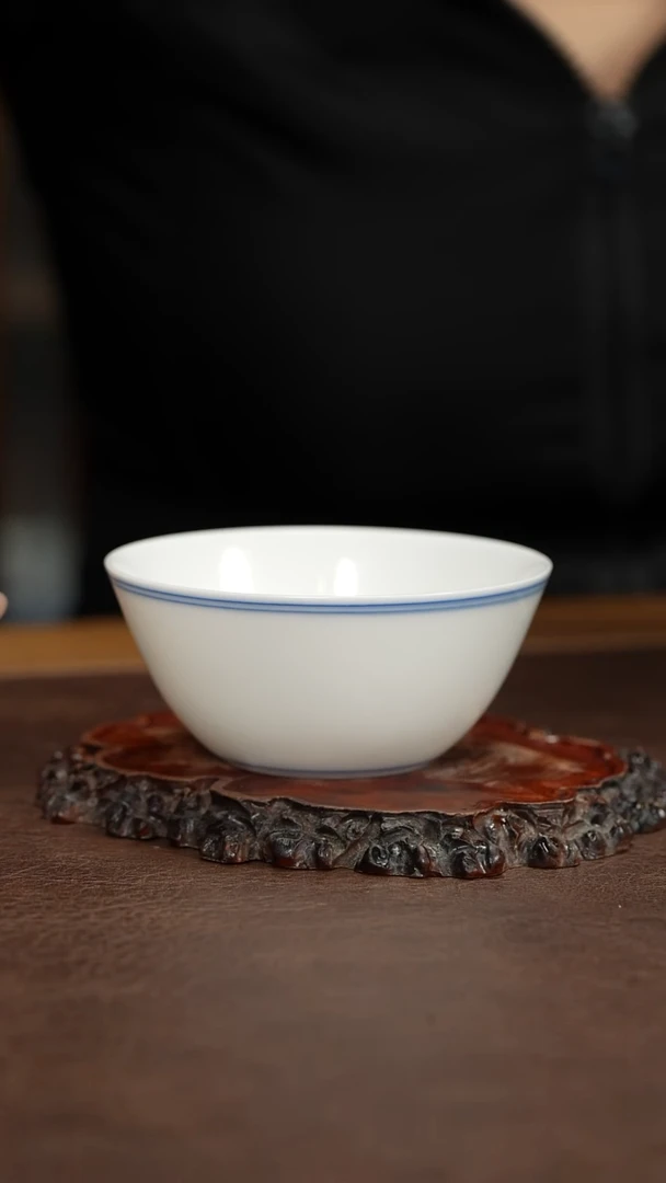 景德镇青花鸡缸杯鸡缸杯