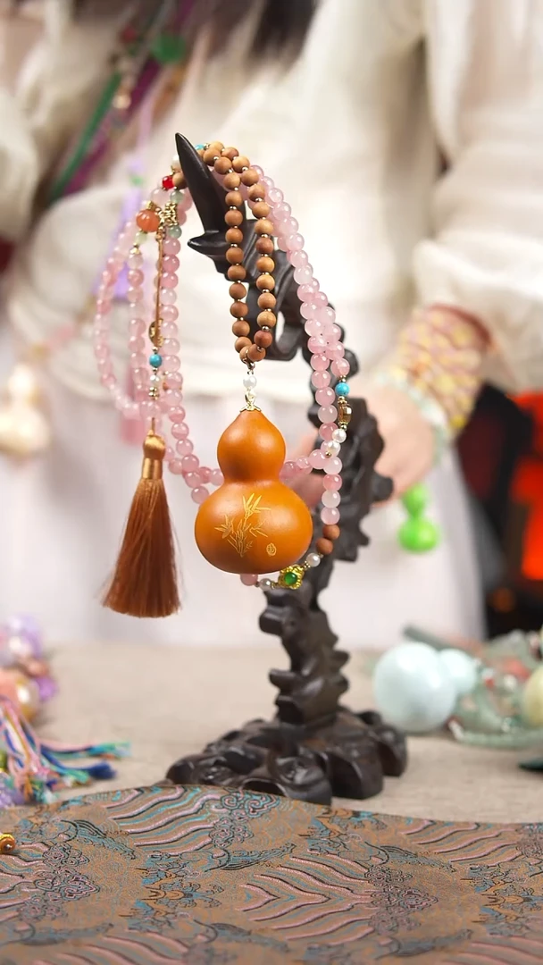 068斜跨玖澄文创漆艺葫芦国风配饰葫芦系列