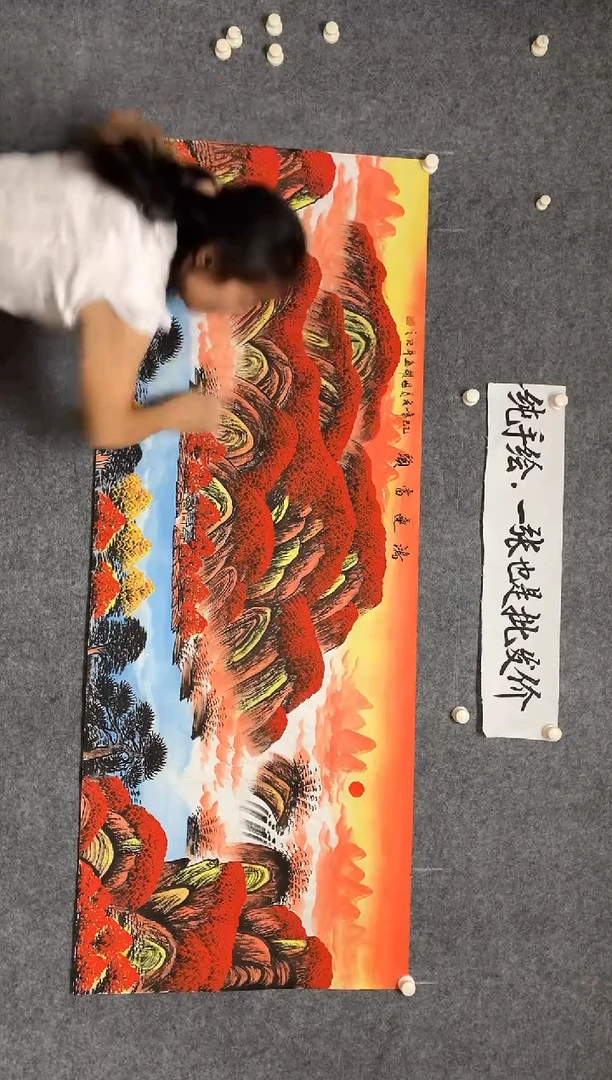 横款鸿运当头尺寸180*70