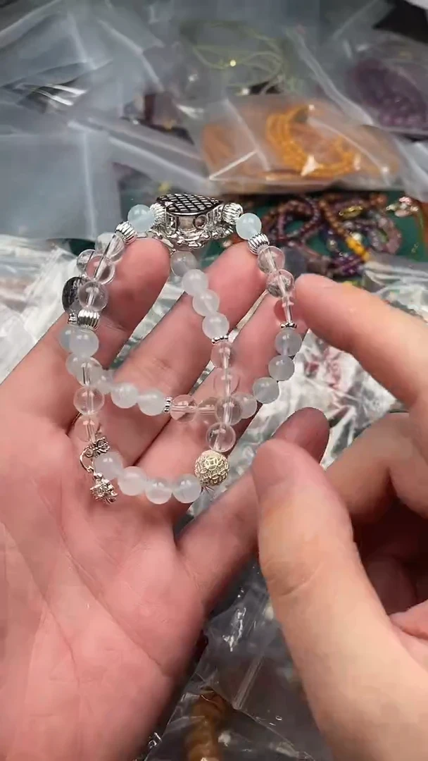 蓝宝石手链未镶嵌多样性发货拍一发一