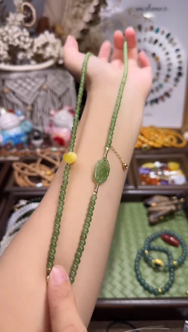 水晶摆件未镶嵌珠链