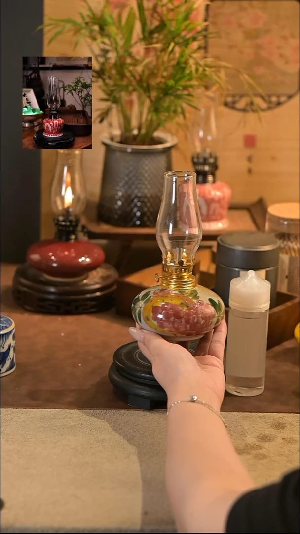 景德镇陶瓷香薰灯摆件