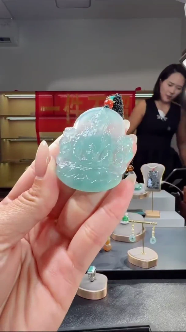 吊坠(不含链)未镶嵌翡翠度母