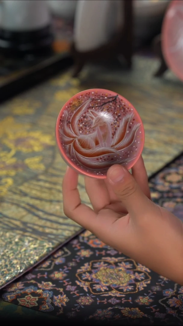 英姐好物分享@@九尾天狐普洱杯