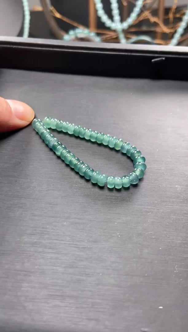 【闪购商品】翡翠手链未镶嵌多样性发货55颗深