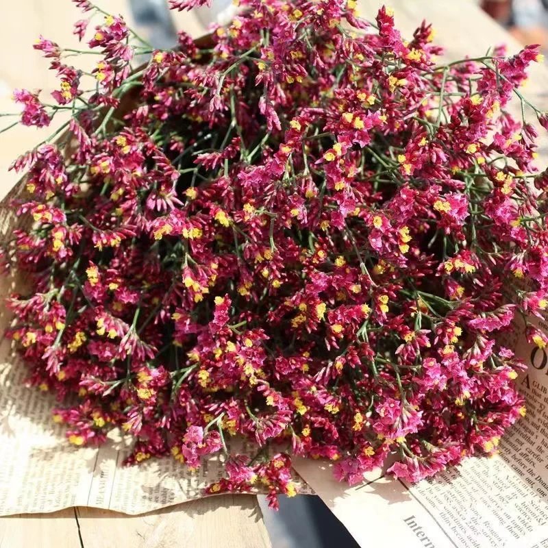 红色水晶花云南基地直发红水晶鲜花可做干花半干多色搭配装饰客厅