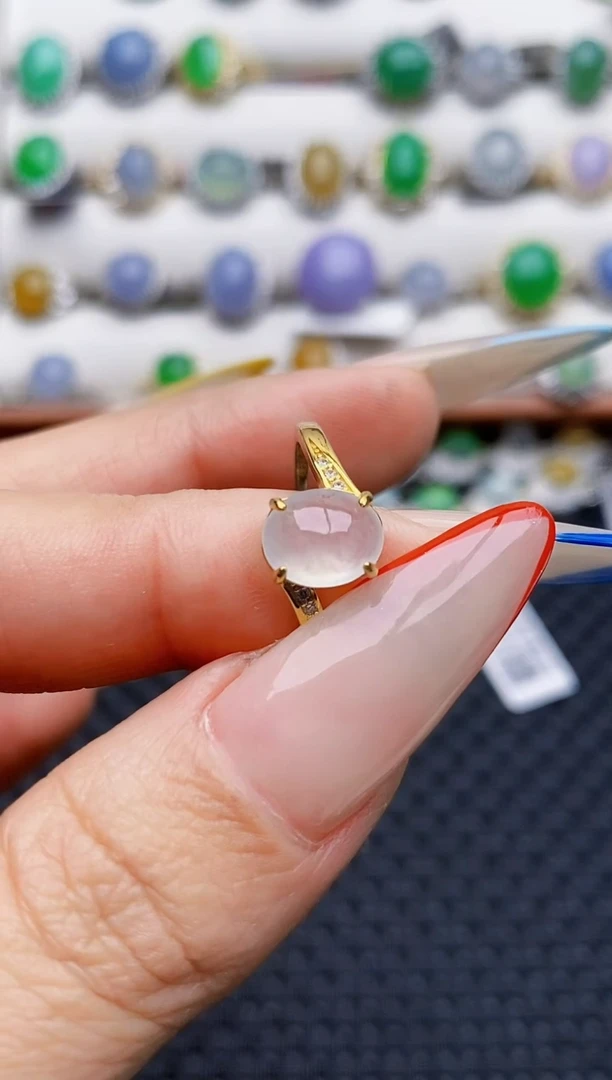 银S925镶嵌戒指翡翠2751