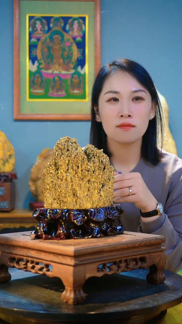 石材精品矿石晶体摆件