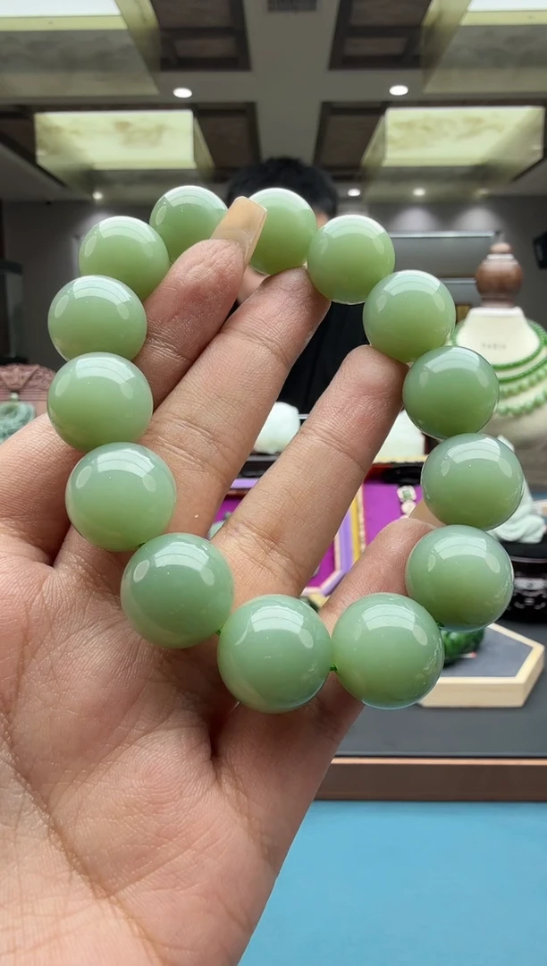 未镶嵌手串和田玉byfq15