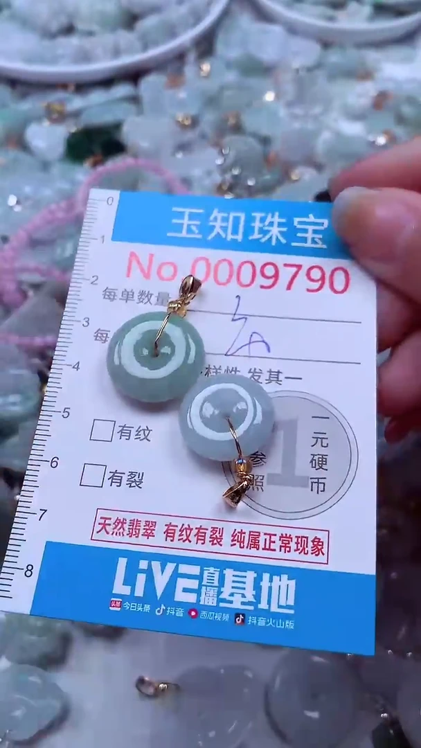 吊坠(不含链)未镶嵌翡翠9790