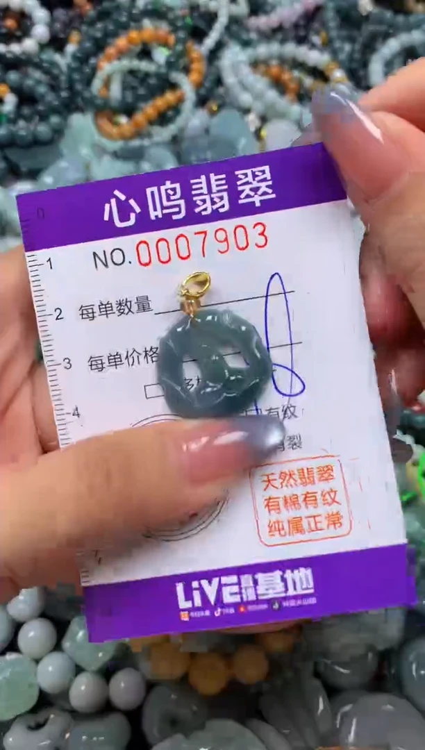 颈饰未镶嵌翡翠闪购007903