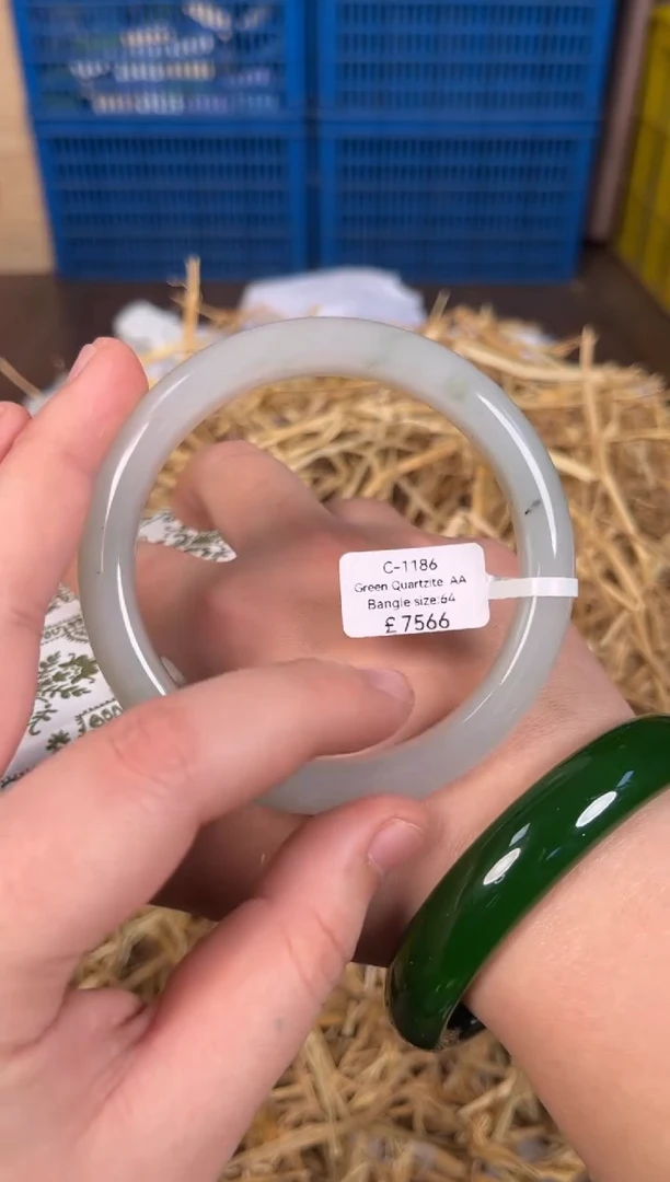未镶嵌手镯石英质玉C1186