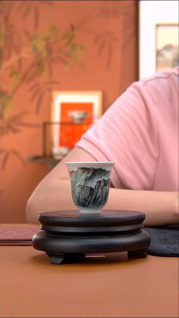 杯子景德镇手工手绘单杯