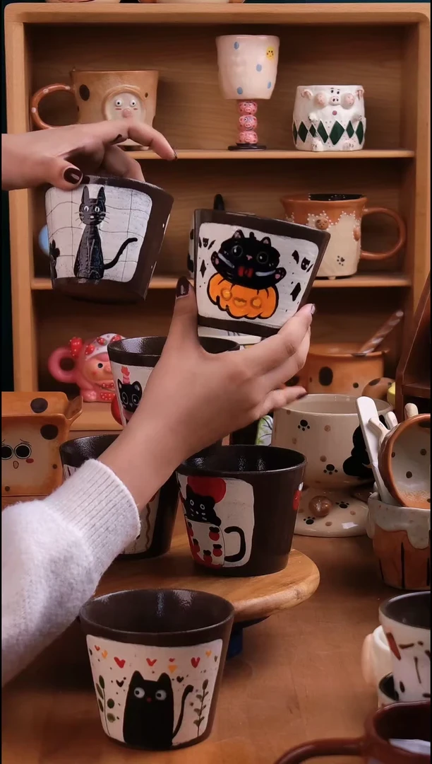 摆件陶景德镇原创手工陶瓷