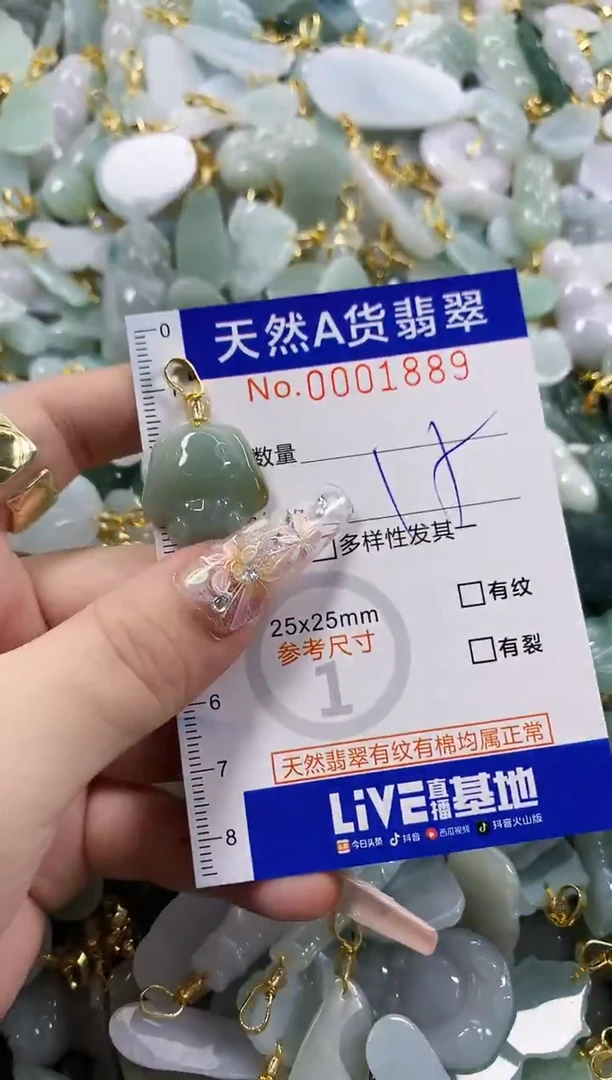 颈饰未镶嵌翡翠天然A货翡翠