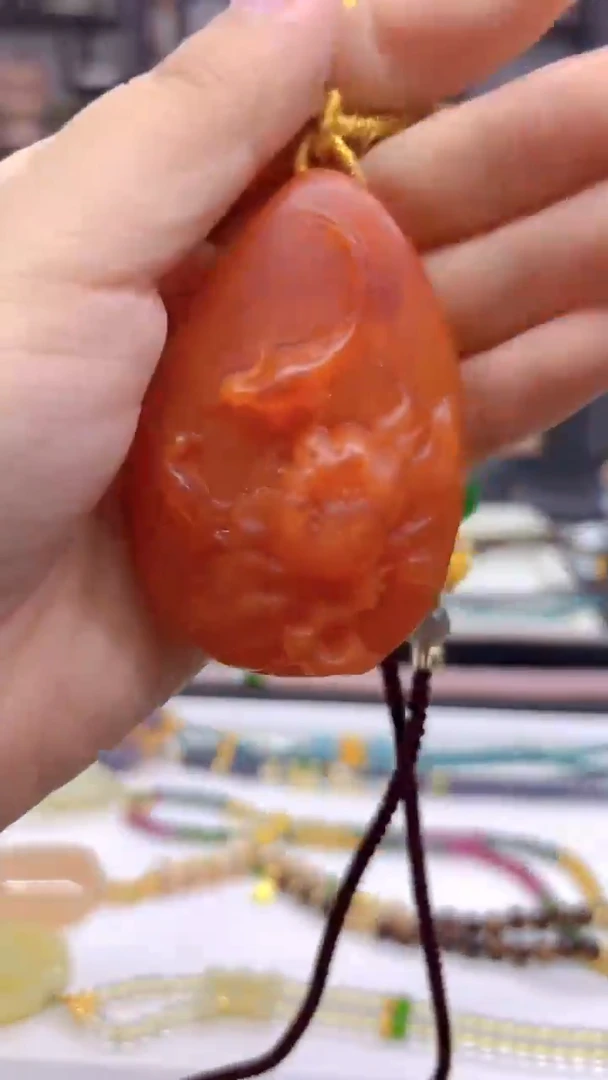 未镶嵌毛衣链蜜蜡DIY款MQ14