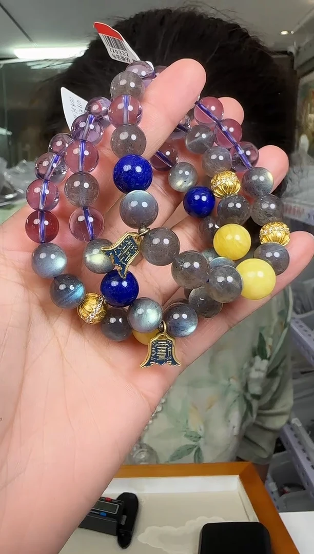 未镶嵌手串长石月光设计手串多样发一