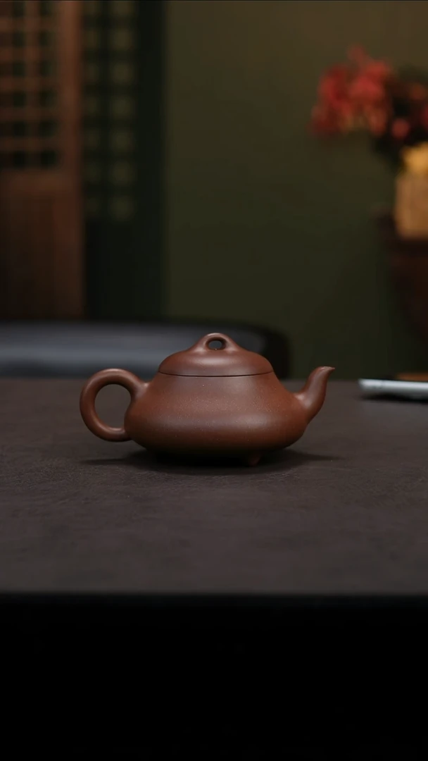 茶壶紫砂0**1预售汉棠石瓢150cc副井紫泥