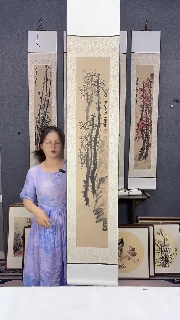 国画175*32吴铁成作品