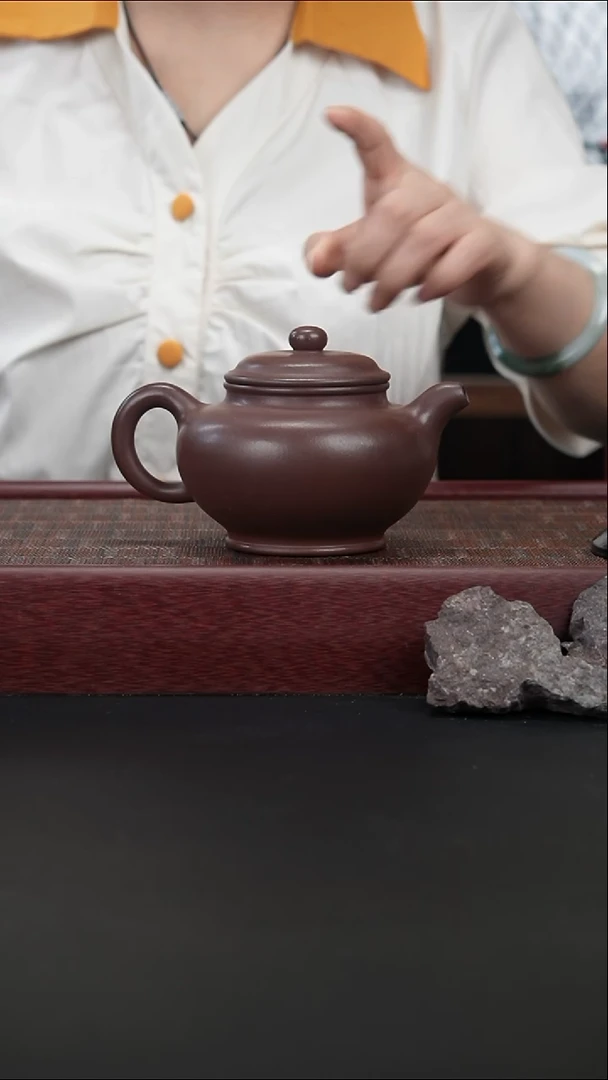 茶壶紫砂wxj  紫泥  大掇只