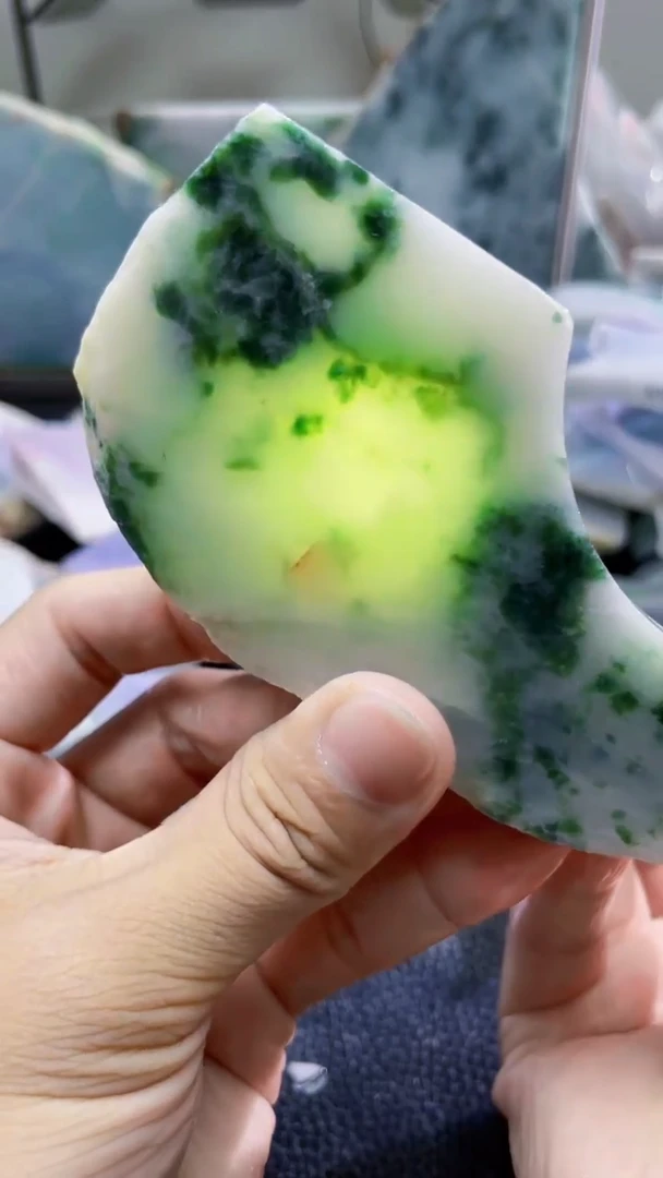 裸石翡翠翡翠A货板料