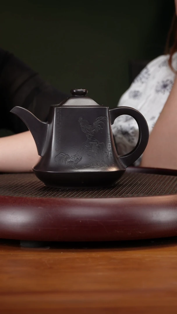 茶壶紫砂82XXY风帆 老紫泥600cc