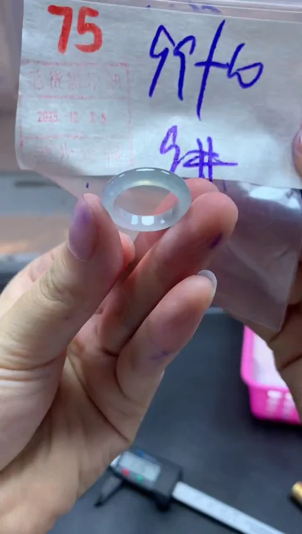 未镶嵌定制翡翠戒圈9#109毛货需精细抛光