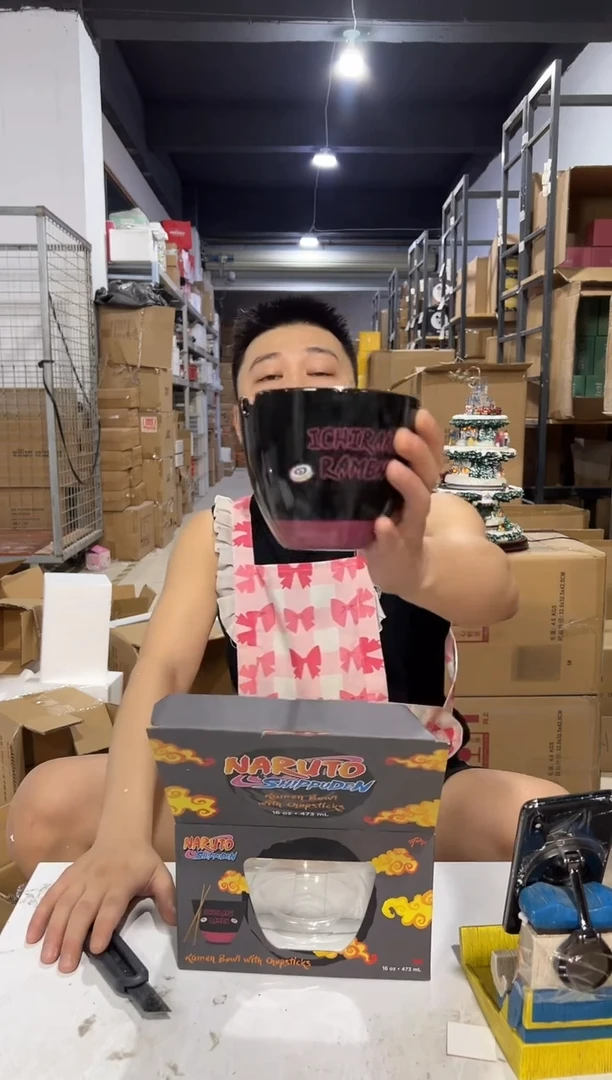 瓷片原盒火影拉面碗