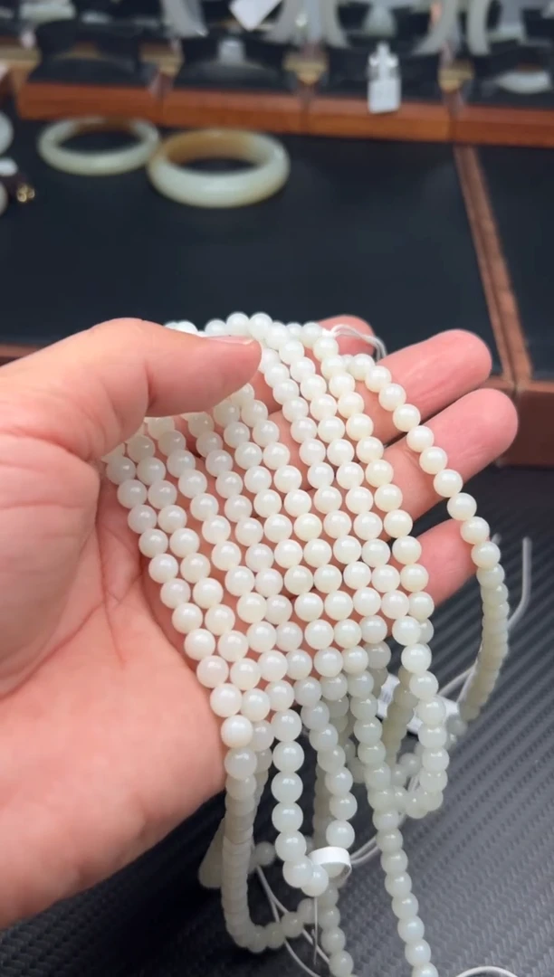 项链未镶嵌和田玉且末微色差米达卡6多样性发货拍一发一